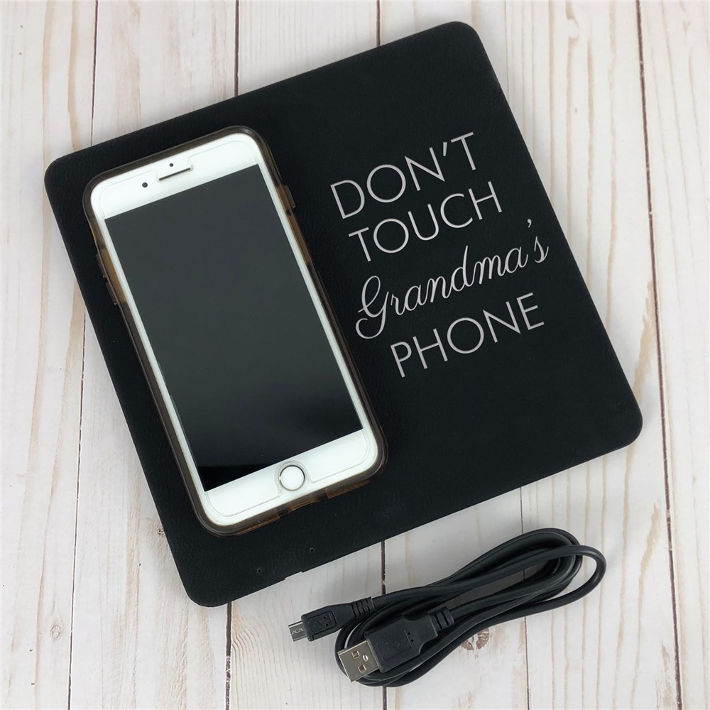Personalized Wireless Phone Charger | Engraved Gifts For The Office