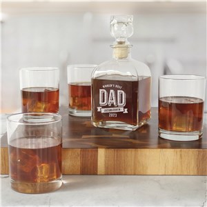 Engraved Bar Gifts | Engraved Glass Decanter and Glasses