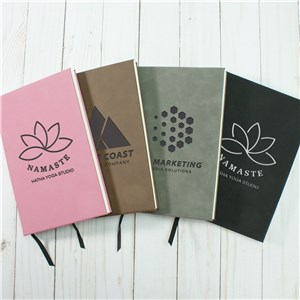 Engraved Corporate Logo Leather Journal