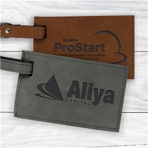 Engraved Corporate Leatherette Luggage Tag L15759304X