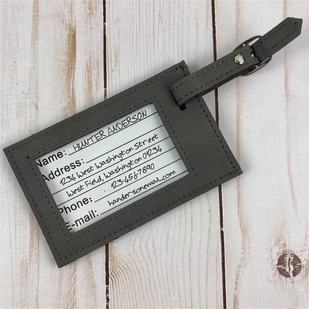 Engraved Corporate Leatherette Luggage Tag L15759304X