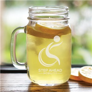 Engraved Corporate Mason Jar L1575971
