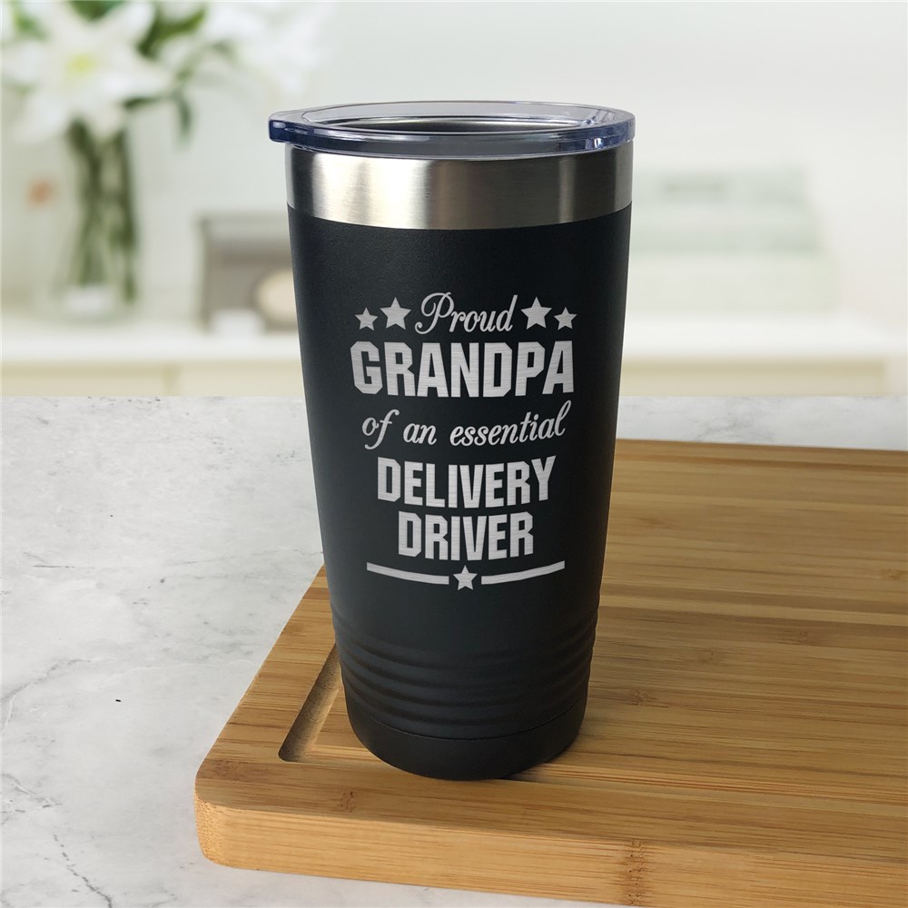 Engraved Proud with Stars Tumbler