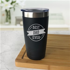 Engraved Best Ever With Banner Tumbler