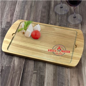 Personalized Grill Master Serving Tray