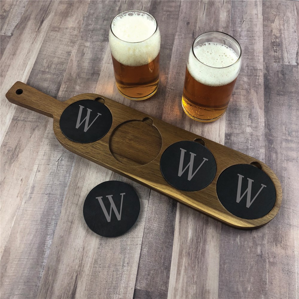 Engraved Initial Flight Board GiftsForYouNow