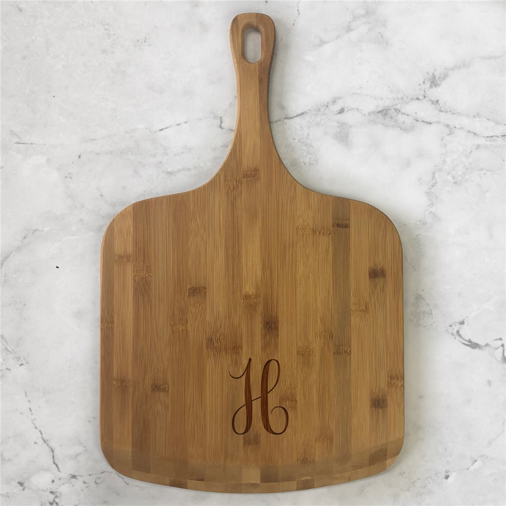 Engraved Single Initial Pizza Board