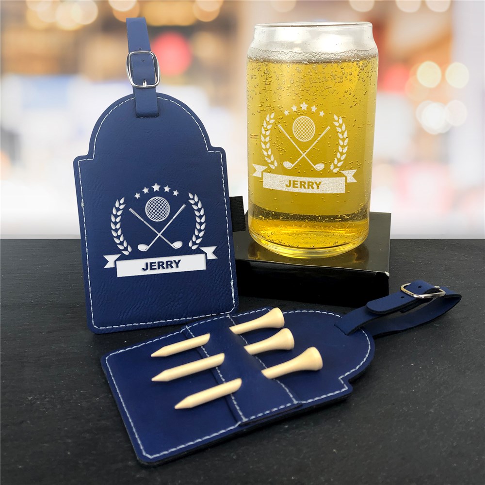 Engraved Crossed Golf Clubs Gift Set  L17817SETX