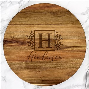 Engraved Name and Initial Lazy Susan L18044413