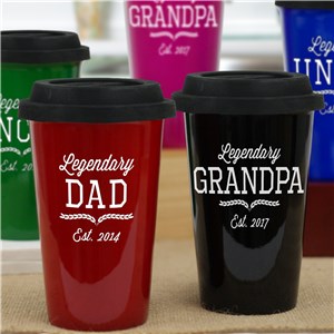 Personalized Legendary Dad Travel Mug L1955013X