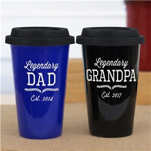 Personalized Legendary Dad Travel Mug L1955013X