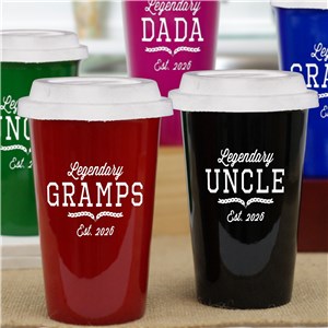 Personalized Legendary Dad Travel Mug L1955013X
