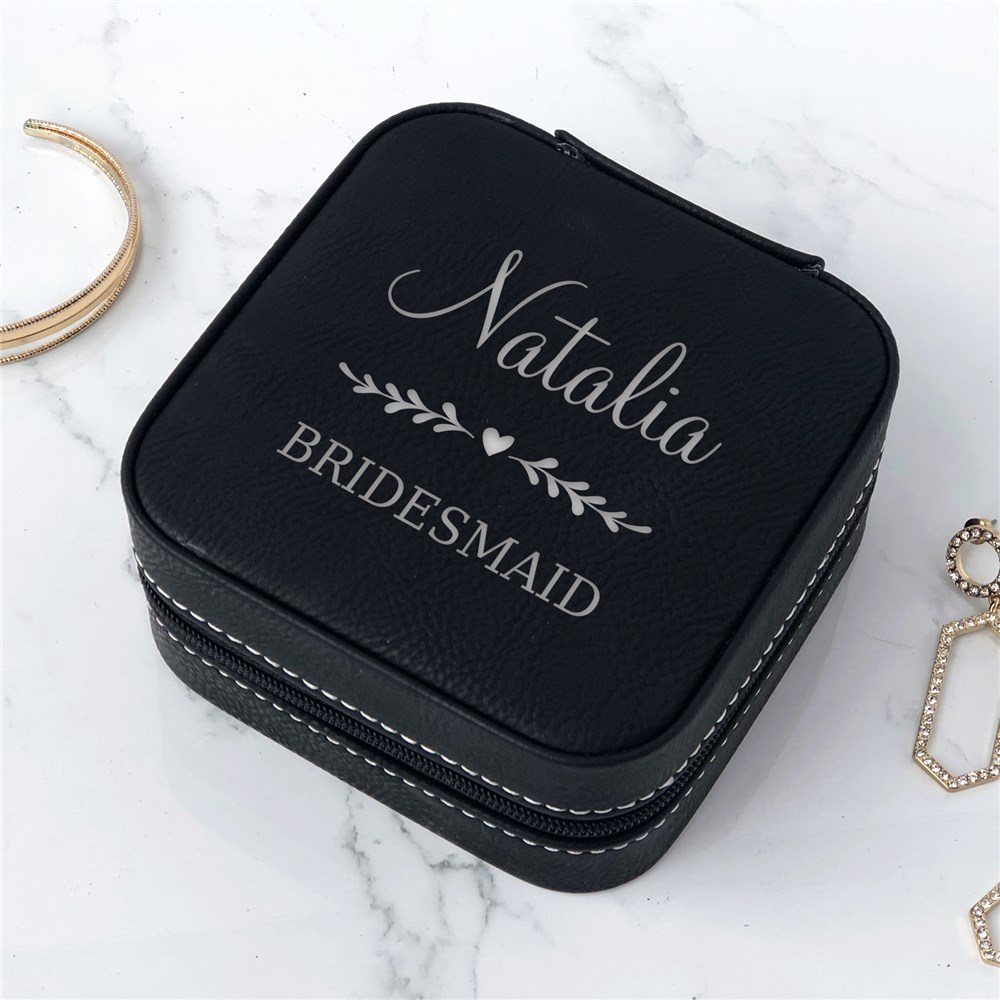 Engraved Bridal Party Travel Jewelry Box L20017390X