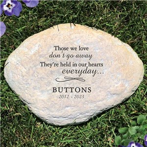 Engraved Those We Love Large Garden Stone 