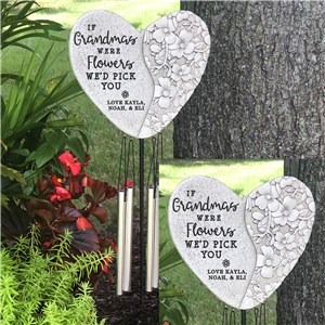 Engraved We'd Pick You Heart Stake Chime