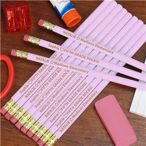 Name & Message Personalized Pencils For Kids