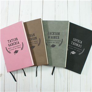 Custom Leather Journal For Graduates