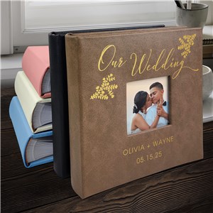 Our Wedding Custom Engraved Photo Album