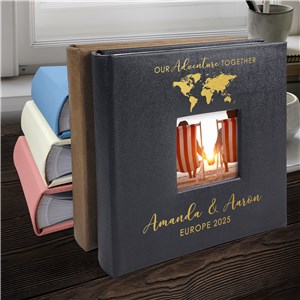 Engraved Adventure Together Leatherette Photo Album L21772407