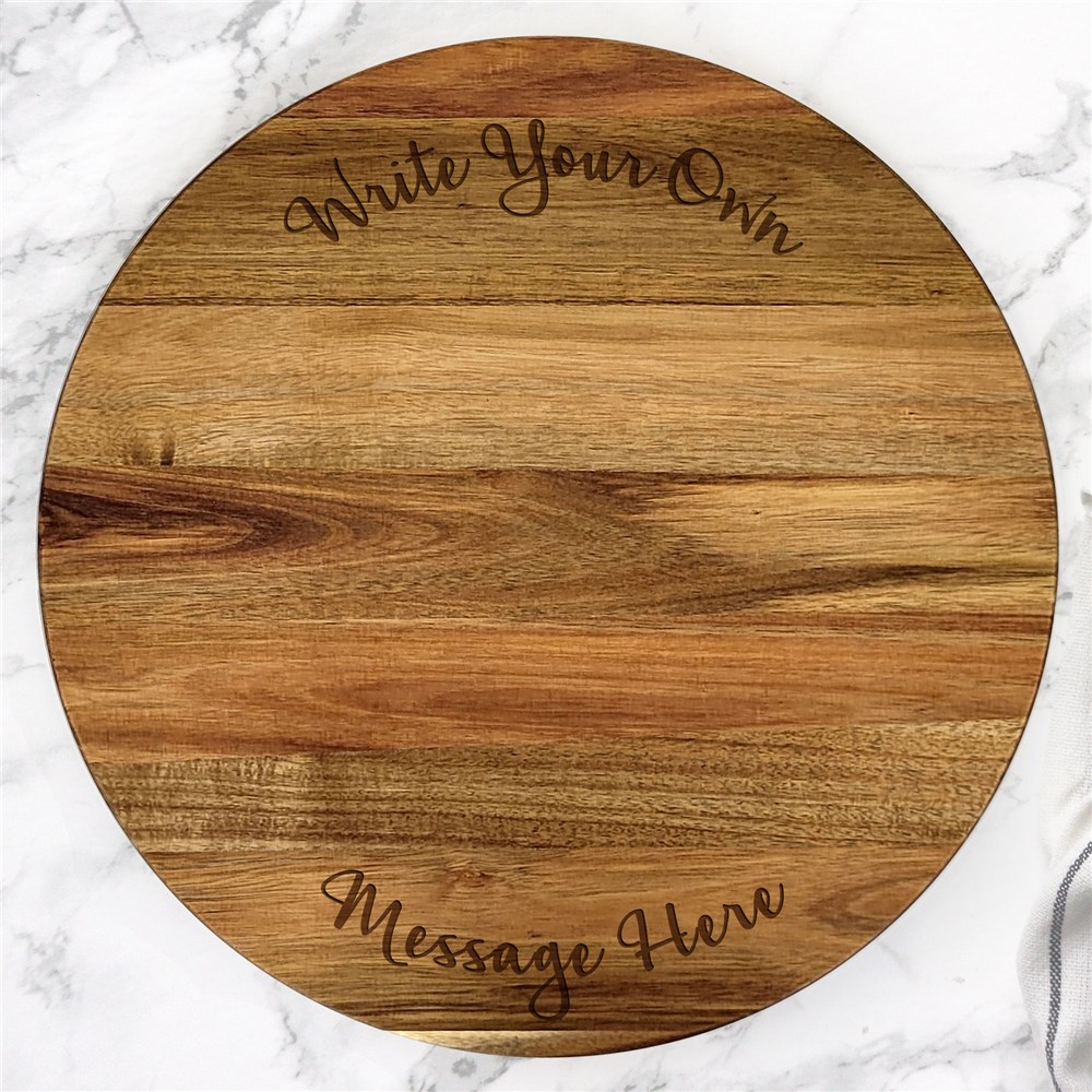 Engraved Write Your Own Lazy Susan L21779413