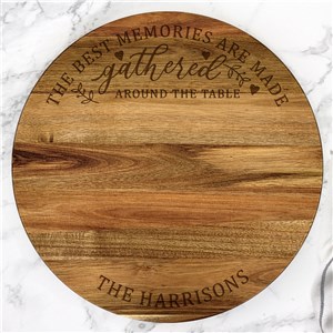 Engraved Gathered Around the Table Lazy Susan L21781413
