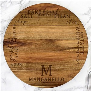 Engraved Cooking Words Lazy Susan L21782413