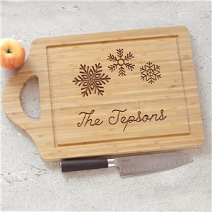 Engraved Christmas Icons Cutting Board L22075169X