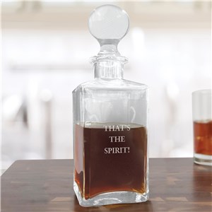 Engraved Any Message 3 Lines Luxe Decanter L22209387