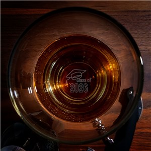 Engraved Class Of On Bottom Pilsner Glass L22364351B