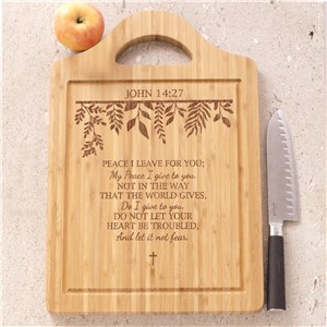 Engraved Bible Verses with Vines Cutting Board  L22385169X