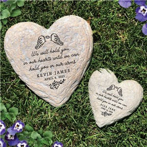 Engraved In Our Hearts Heart Garden Stone L2245391X