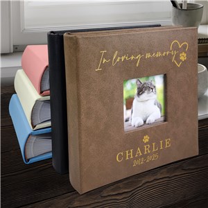 Engraved In Loving Memory Leatherette Photo Album L22651407X
