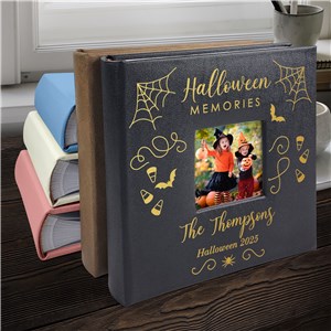 Engraved Halloween Memories Leatherette Photo Album  L22734407X