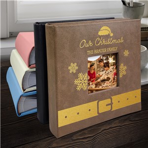 Engraved Santa's Belt Leatherette Photo Album L22955407X