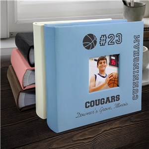 Engraved Sports Leatherette Photo Album L23076407X