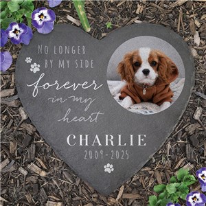 Personalized Forever In My Heart Heart Slate Stone L23295415