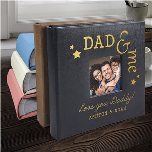 Engraved Dad And Me Leatherette Photo Album L23408407X