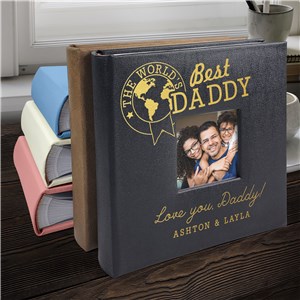 Engraved World's Best Leatherette Photo Album L23410407X