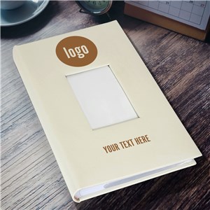 Engraved Custom Logo Large Leatherette Photo Album L23715407L