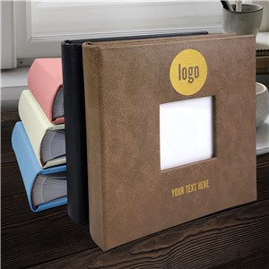 Engraved Custom Logo Leatherette Photo Album L23715407X
