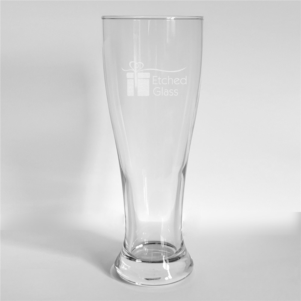 Engraved Bar PIlsner Glass L312641