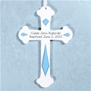 Engraved Christened Wall Cross | Personalized Christening Gifts