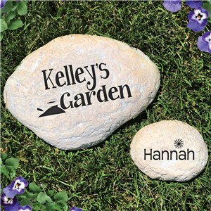 Engraved Garden Stone
