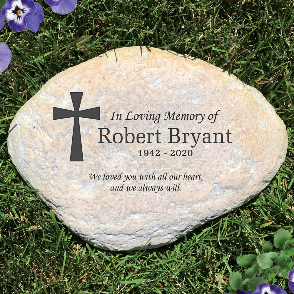 Engraved In Memory Of Garden Stone Giftsforyounow