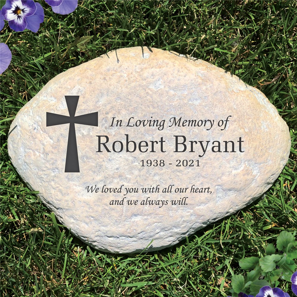 Engraved In Memory of Garden Stone GiftsForYouNow