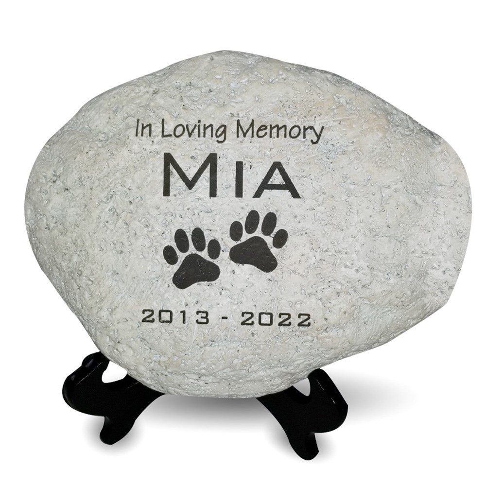 Engraved Memorial Garden Stone | Personalized Stones