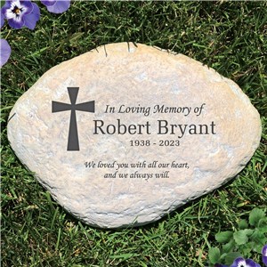 Engraved Memorial Garden Stone | Personalized Stones