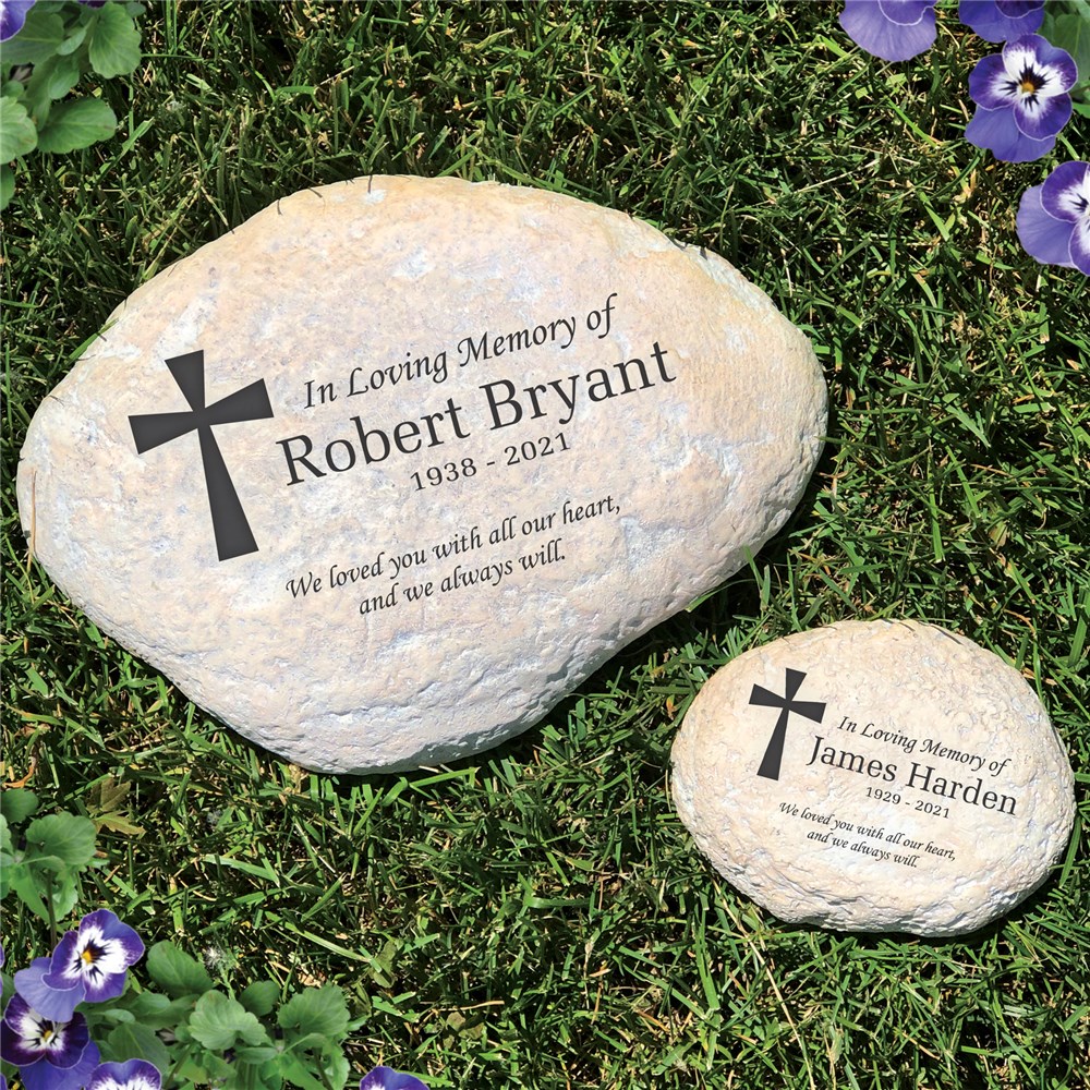 Engraved Memorial Garden Stone Sympathy GiftsForYouNow