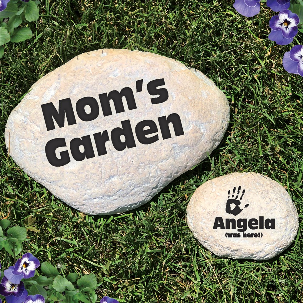Engraved Family Garden Stone | Personalized Mother's Day Gifts