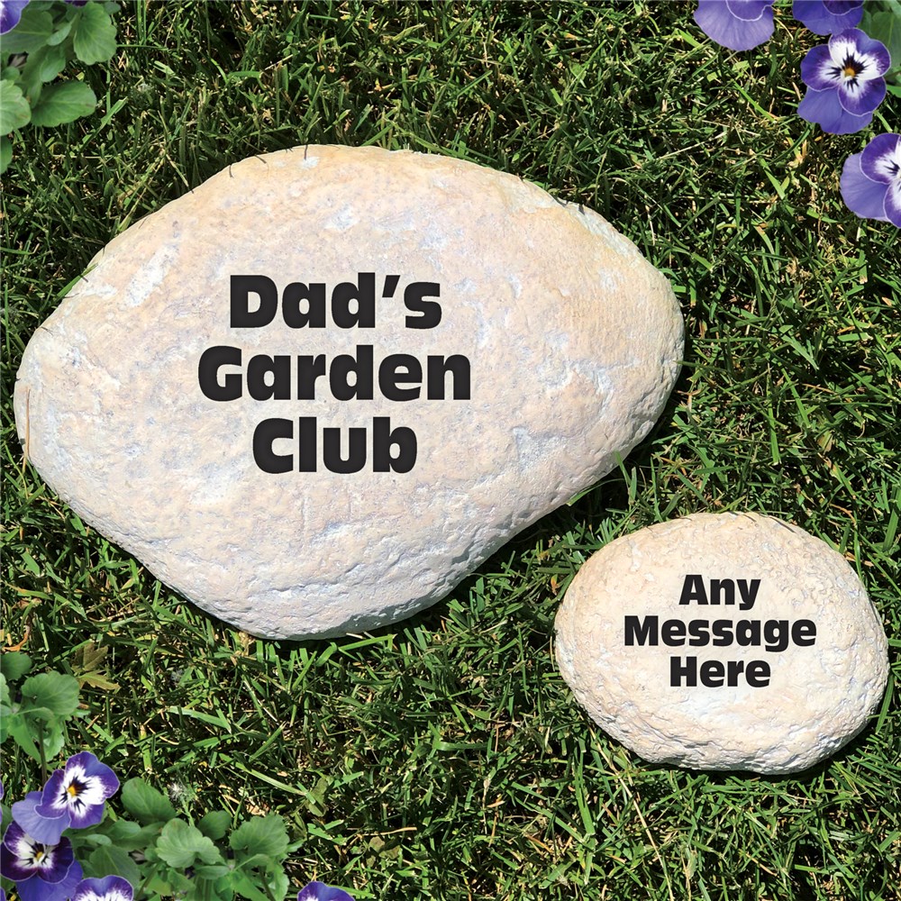Engraved Any Message Garden Stone | Personalized Stones